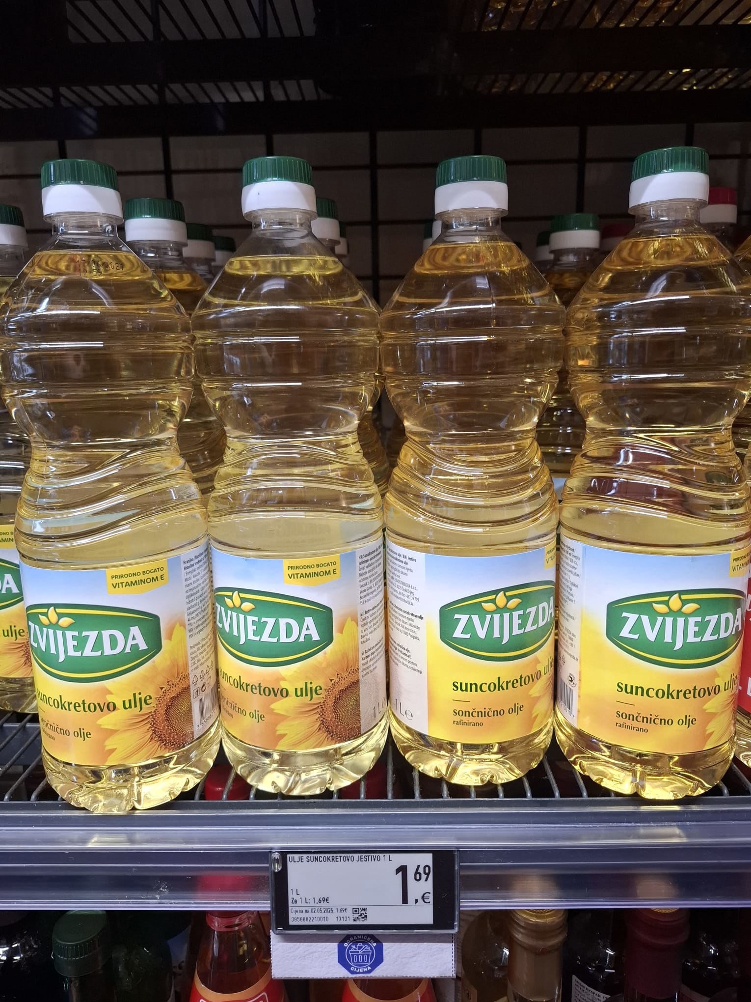 Zvijezda ulje 1l 1,69 euro ili 12,73 kn 