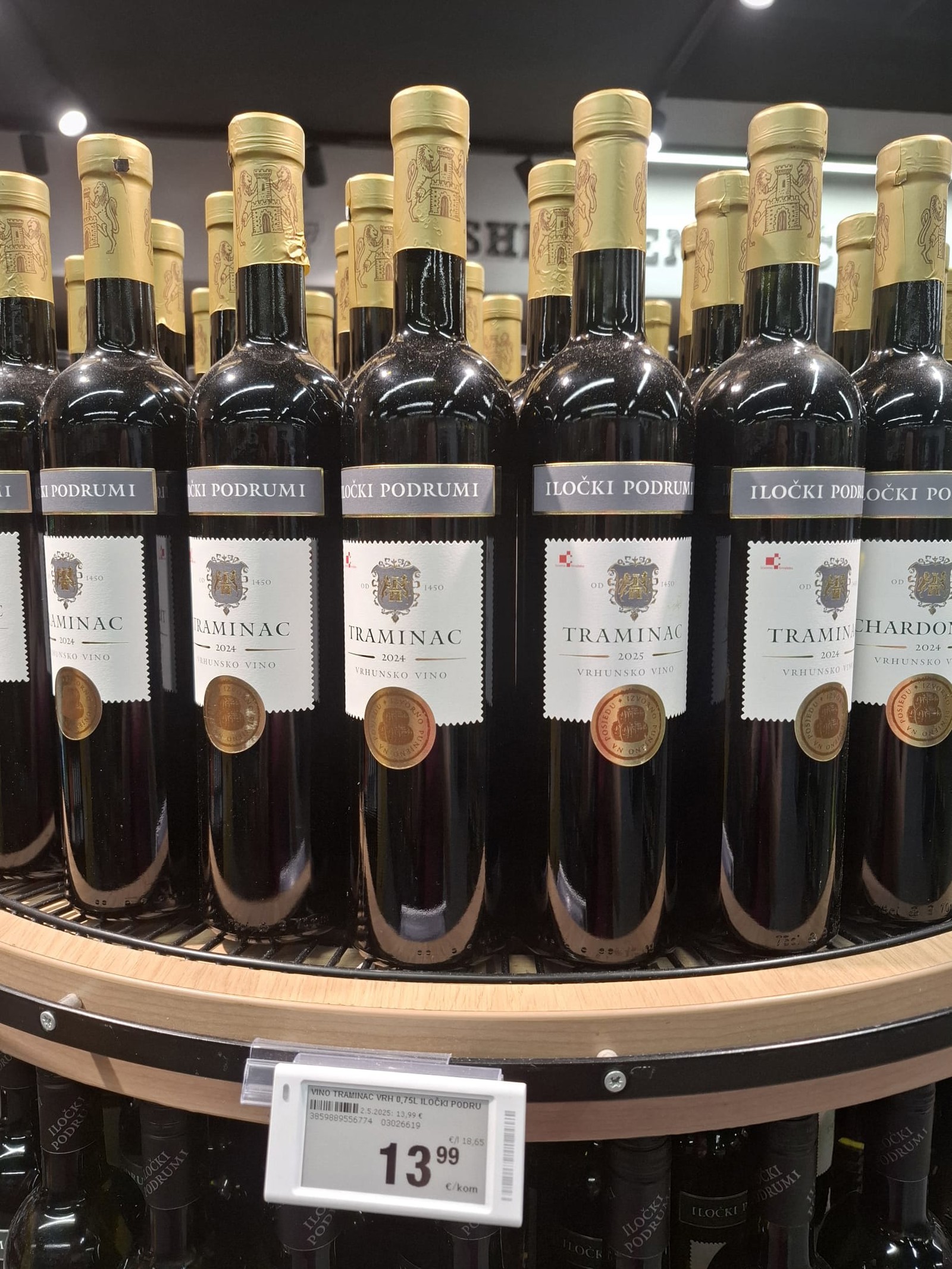 Iločki podrum Traminac 1l 13,99 eura ili 105,41 kn 