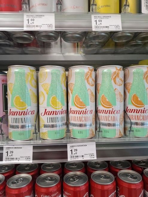 Jamnica limunada limenka 1,29 eura ili 9,72 kn 