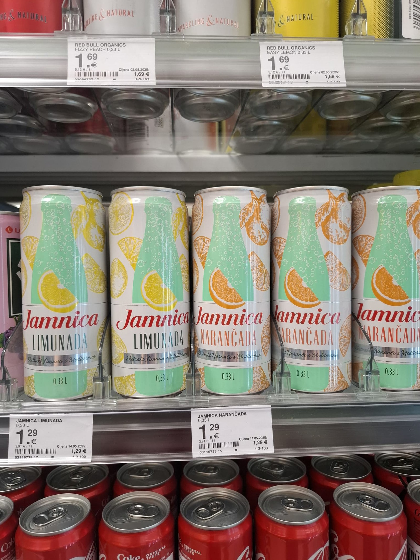 Jamnica limunada limenka 1,29 eura ili 9,72 kn 