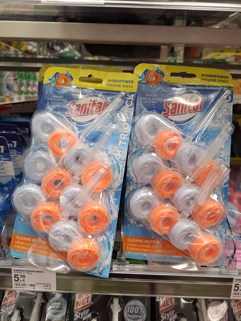 Sanitar Hygiene Rings 3x40g 5,09 eura ili 38,35 kn 