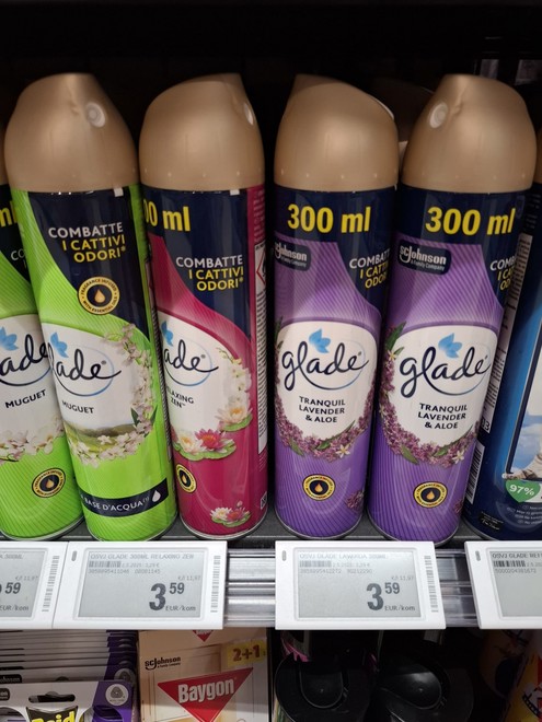 Glade osvježivač zraka, 300 ml 3,59 eur ili 27,05 kn 
