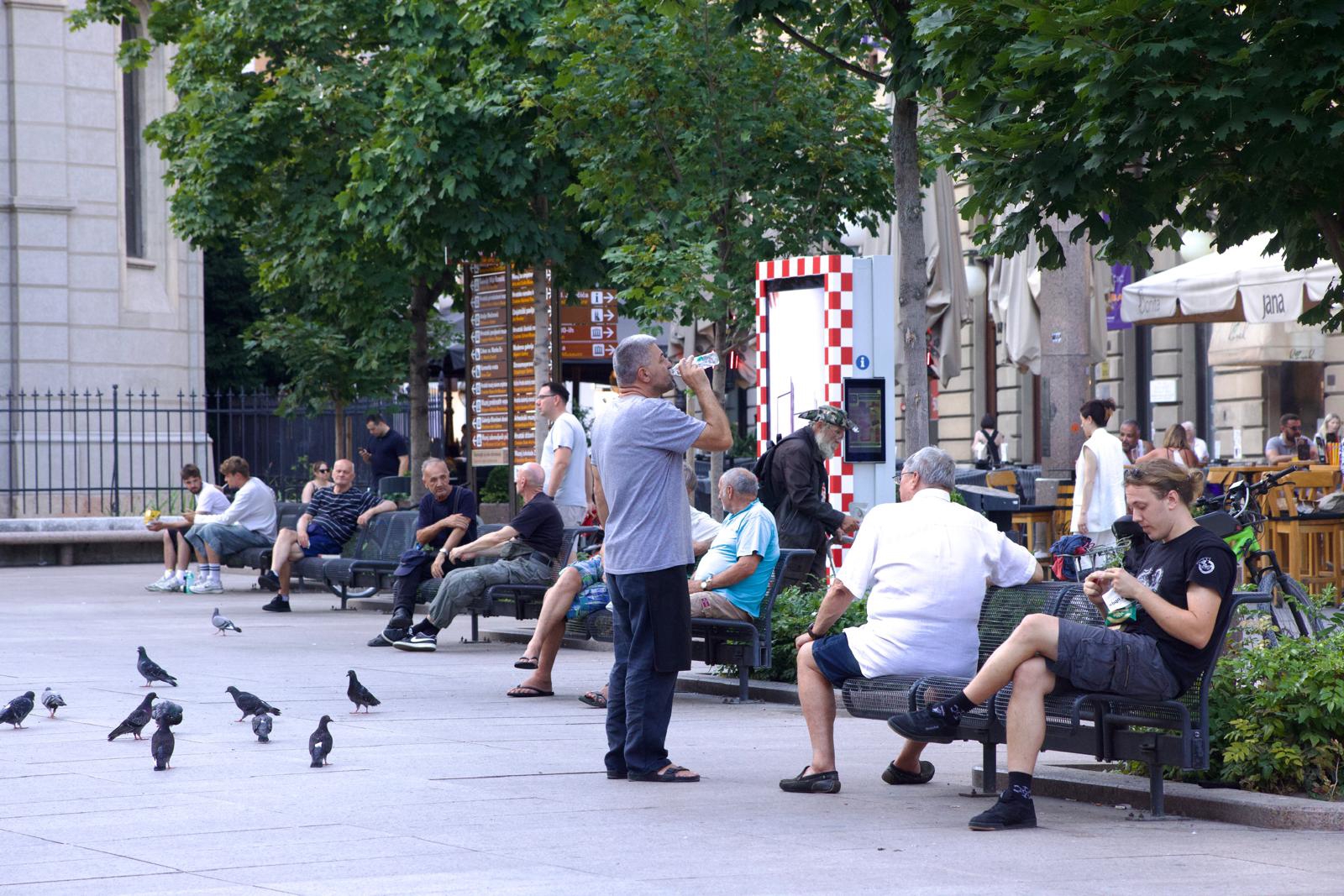 U Zagrebu je danas bilo preko 36 stupnjeva. Kako grad izgleda na ovim vrućinama?