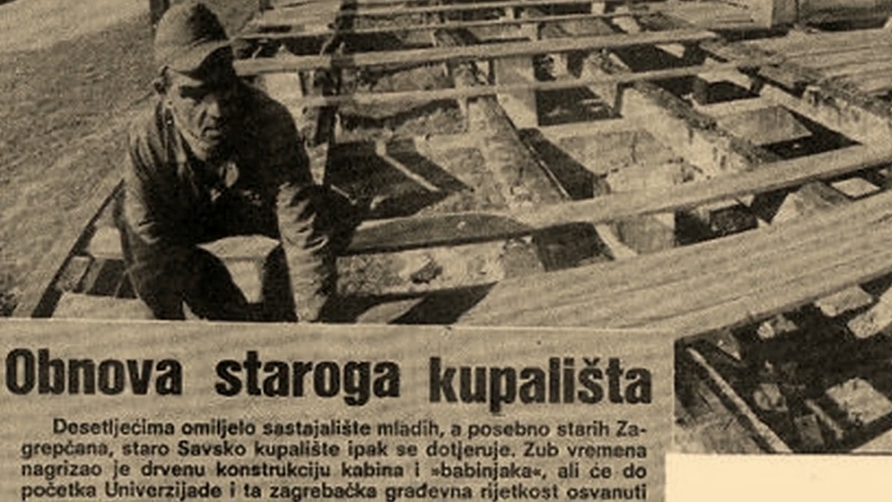 VIDEO I FOTO Ovako je nekad izgledala zagrebačka rivijera. Danas je samo uspomena