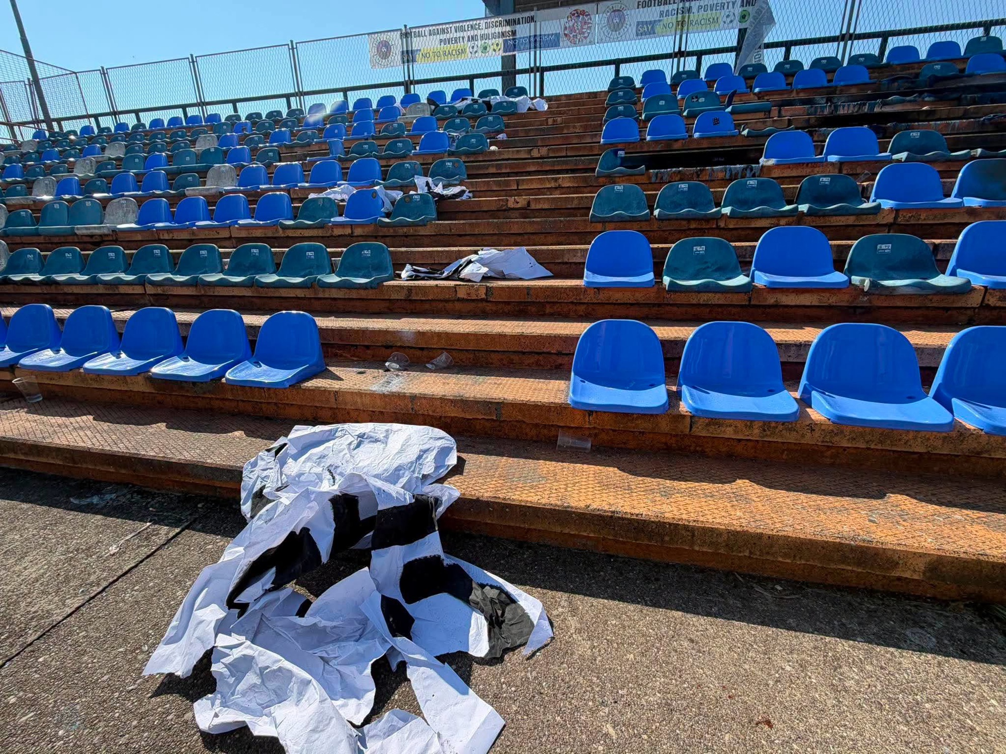 FOTO Ovako izgleda tribina koju je Torcida zapalila u Varaždinu