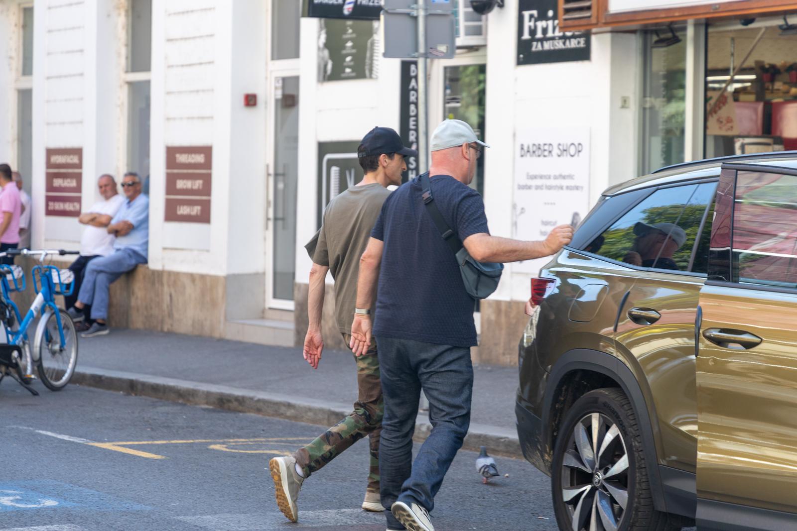 FOTO Sean Penn i Adrien Brody snimljeni u centru Zagreba, snimaju film