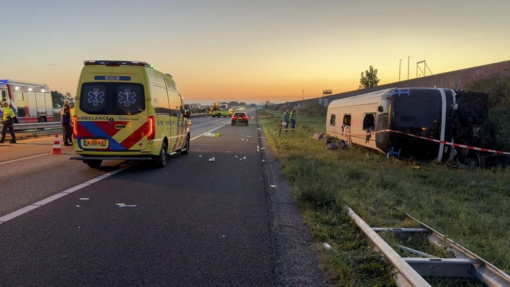 Bus s njemačkim učenicima sudario se u Nizozemskoj. Osmero ozlijeđenih