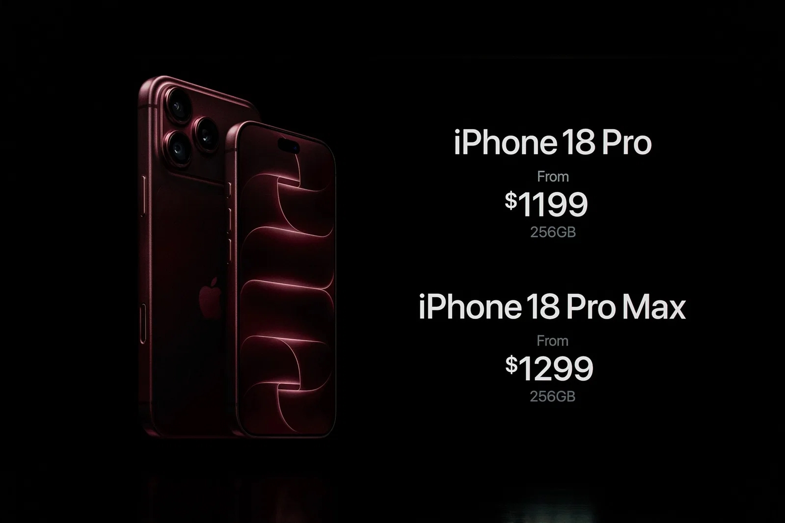 Apple predstavio iPhone Duo, cijena je 1999 dolara. Izbacili su i iPhone 18 Pro/Max