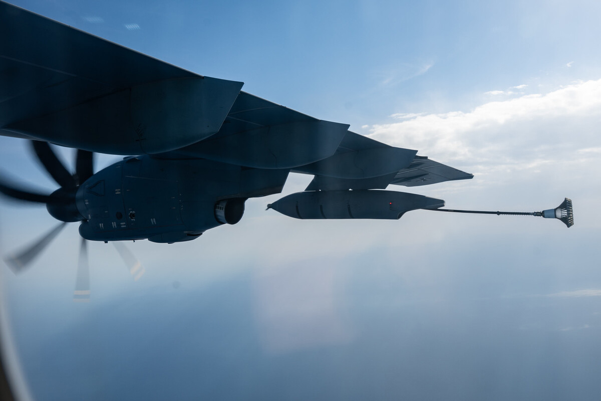 FOTO I VIDEO Pogledajte kako njemački A400M u zraku opskrbljuje hrvatski Rafale gorivom