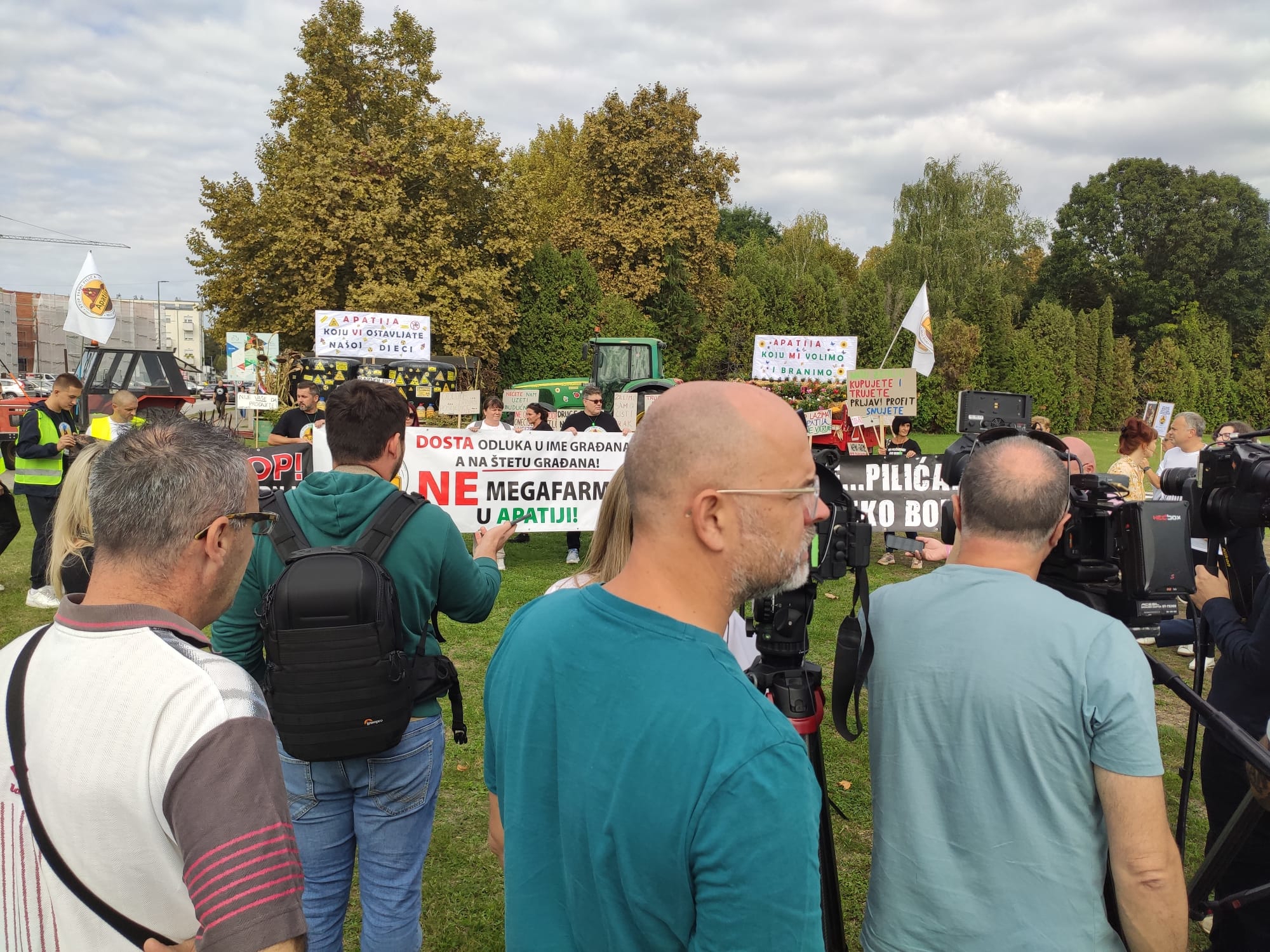 Prosvjed u Ludbregu protiv megafarme pilića: "Ne smijemo postati smetlište Europe"