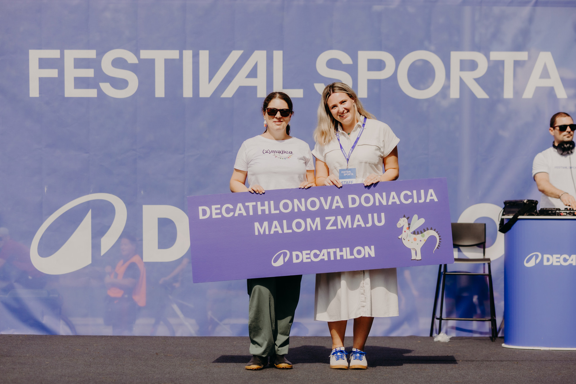 Veliko srce Zagreba: Na Decathlon Festivalu sporta trčali za udrugu Mali Zmaj