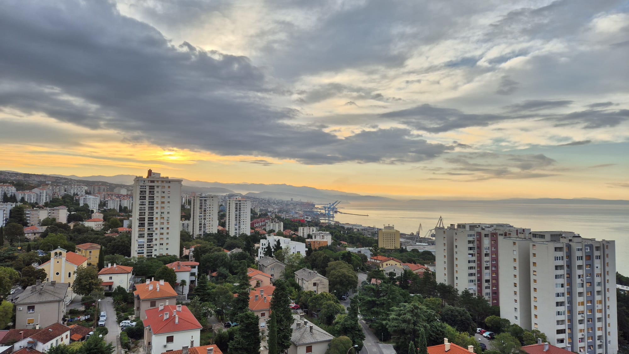 Pogled s riječkog Zameta