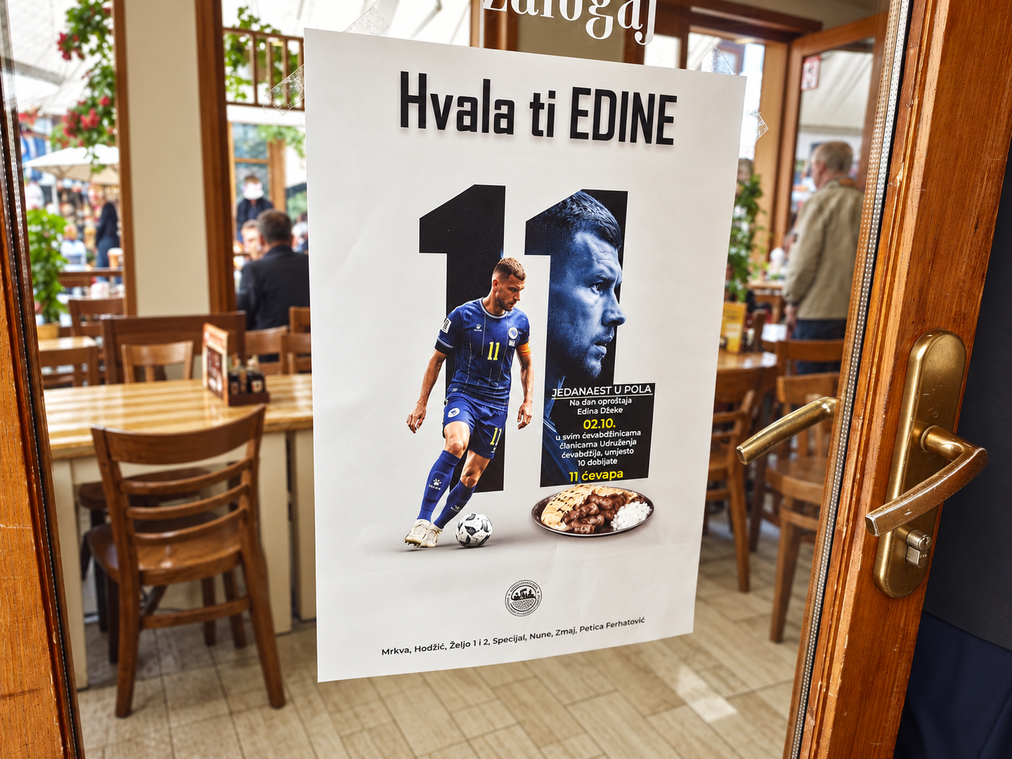Sarajevo se oprašta od legende: Jela sam 11 ćevapa, a Džeko me dočekao i uz desert