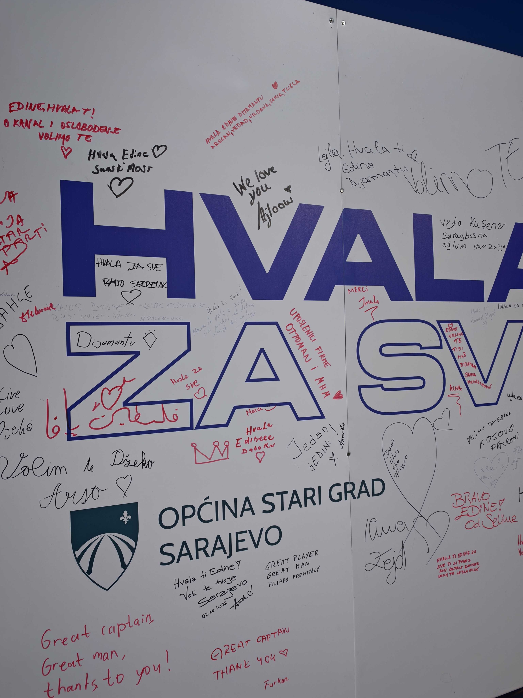 Sarajevo se oprašta od legende: Jela sam 11 ćevapa, a Džeko me dočekao i uz desert