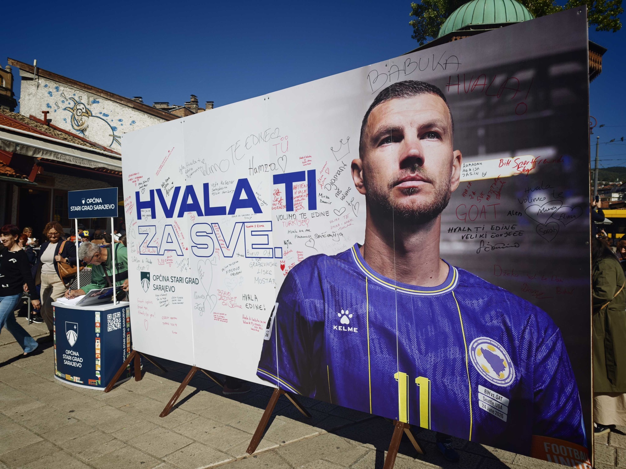 Sarajevo se oprašta od legende: Jela sam 11 ćevapa, a Džeko me dočekao i uz desert