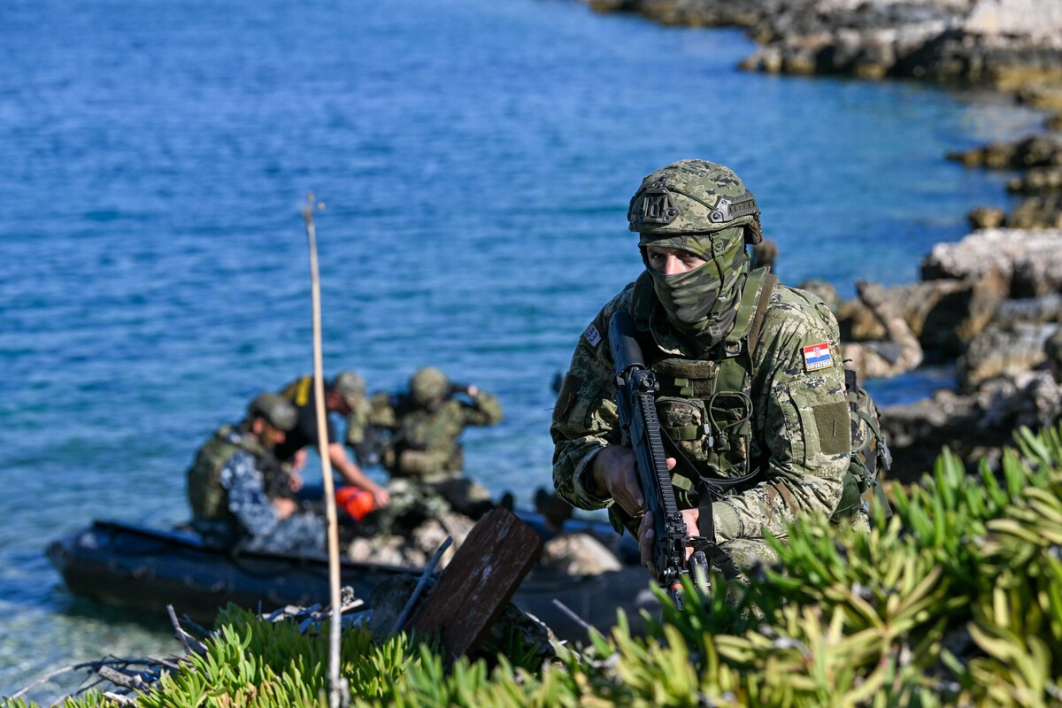 FOTO I VIDEO Pogledajte kako izgleda morska faza obuke za vojne vođe