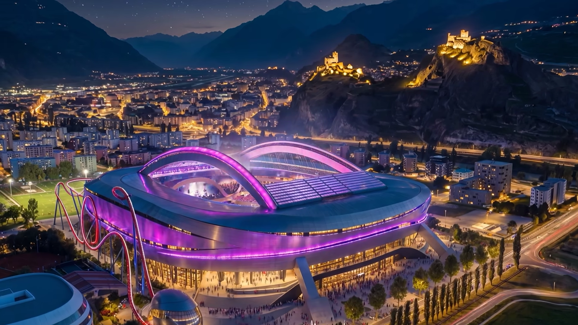 Je li ovo jedna od najluđih ideja za stadion? Imao bi vlak smrti i koštao 500 mil. €