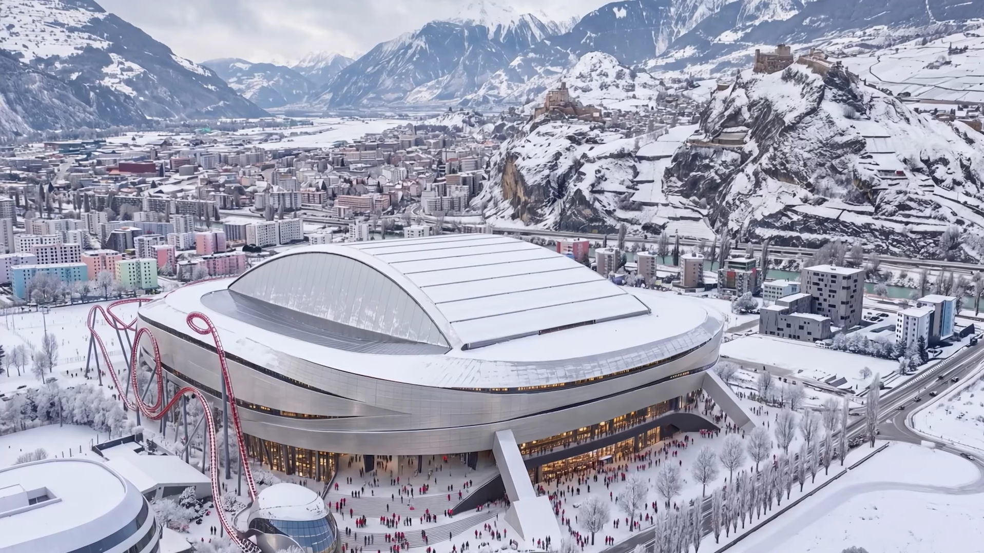 Je li ovo jedna od najluđih ideja za stadion? Imao bi vlak smrti i koštao 500 mil. €