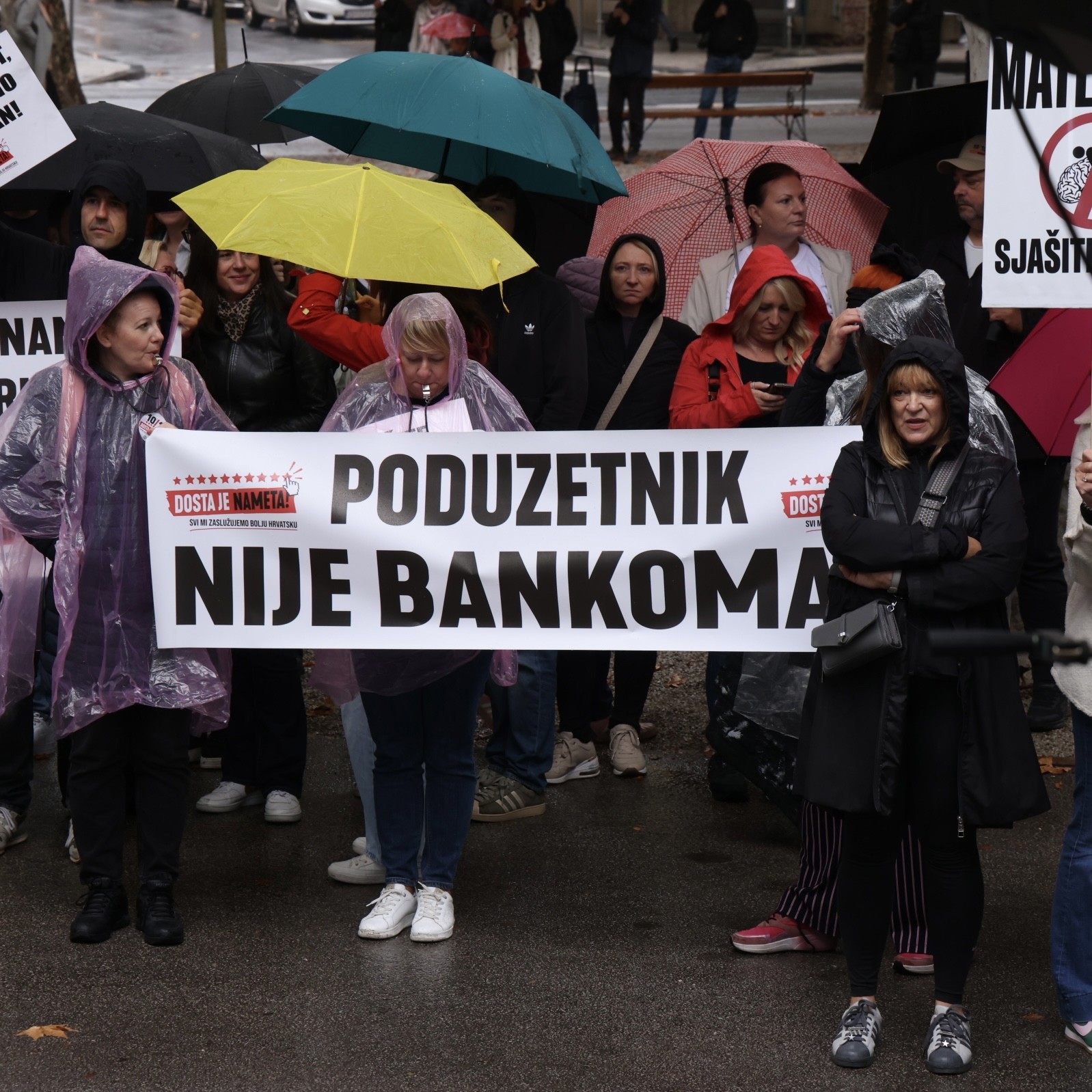 Prosvjed poduzetnika i obrtnika: "Cijela Hrvatska je ovdje"