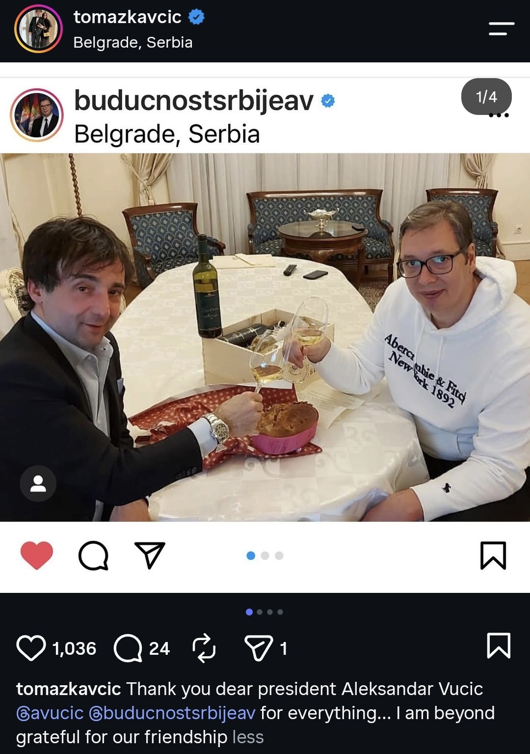 Grašin vjenčani kum bliski je prijatelj i simpatizer Vučića