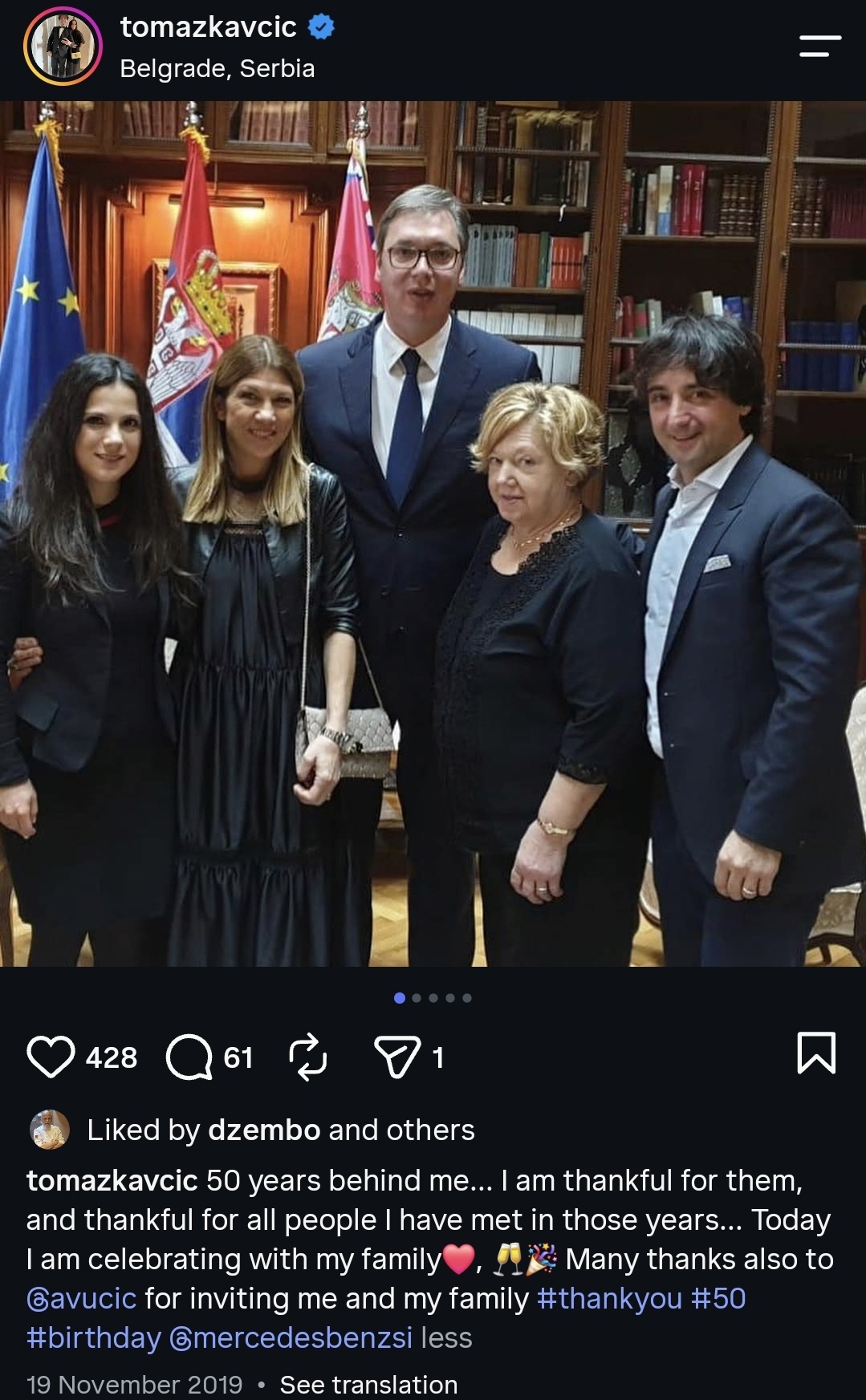 Grašin vjenčani kum bliski je prijatelj i simpatizer Vučića