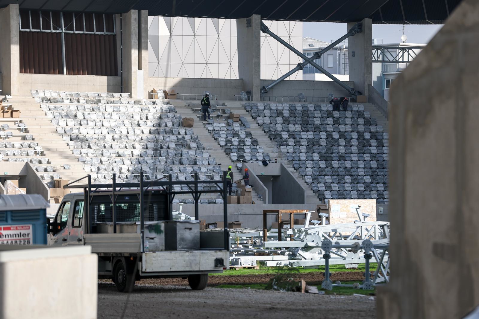 Dinamov zamjenski stadion sjajno napreduje. Pogledajte stolice u Kranjčevićevoj