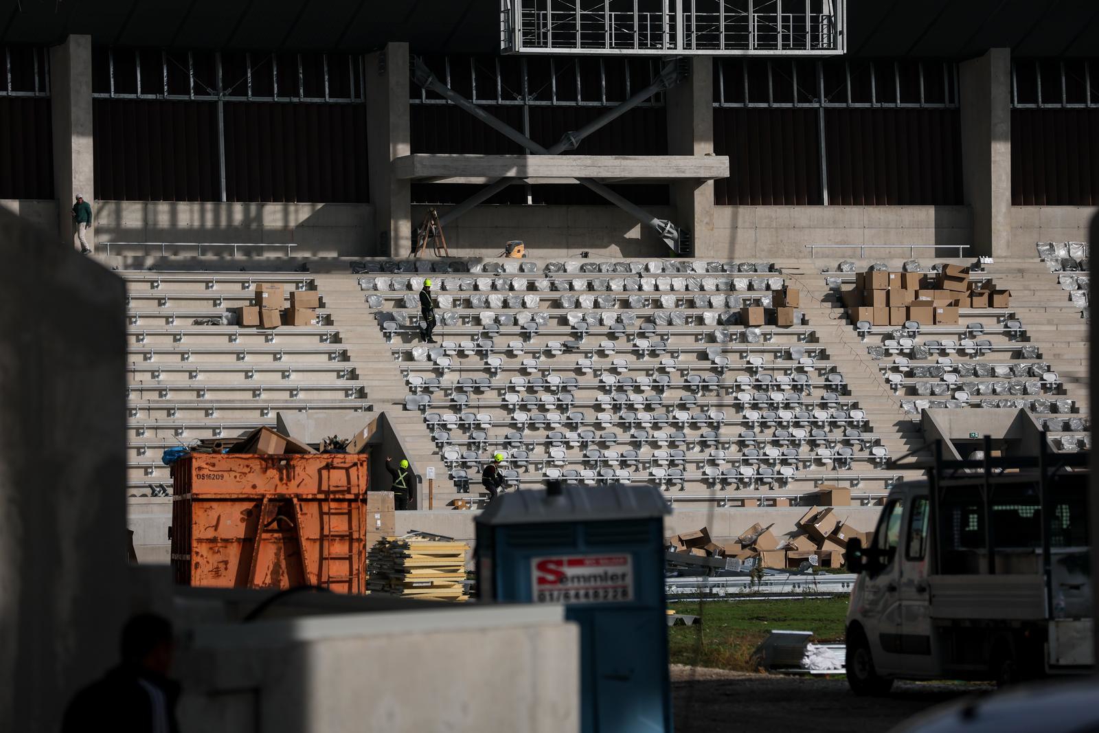 Dinamov zamjenski stadion sjajno napreduje. Pogledajte stolice u Kranjčevićevoj