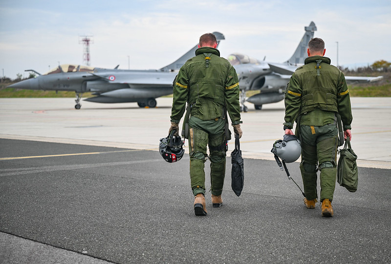 VIDEO Hrvatski i francuski Rafalei zajedno uvježbavaju zračnu borbu