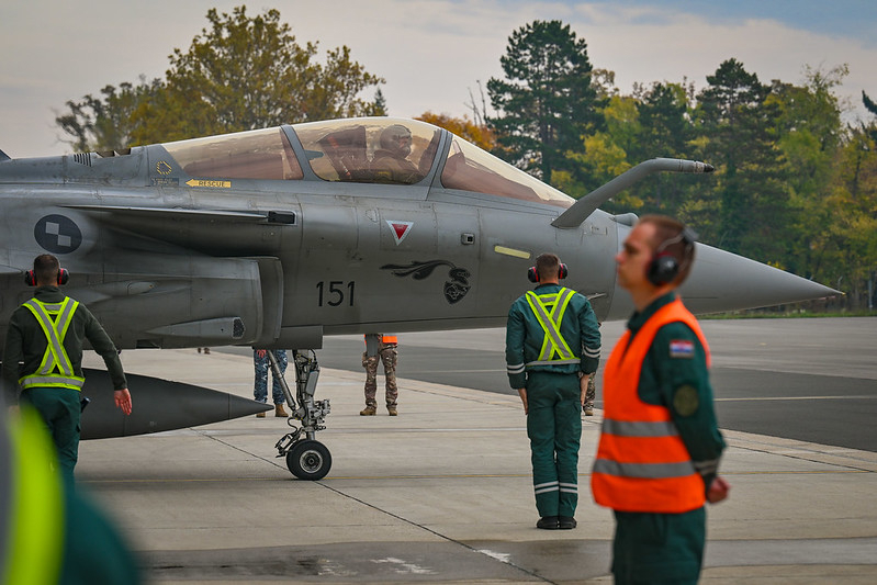 VIDEO Hrvatski i francuski Rafalei zajedno uvježbavaju zračnu borbu