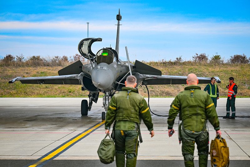 VIDEO Hrvatski i francuski Rafalei zajedno uvježbavaju zračnu borbu