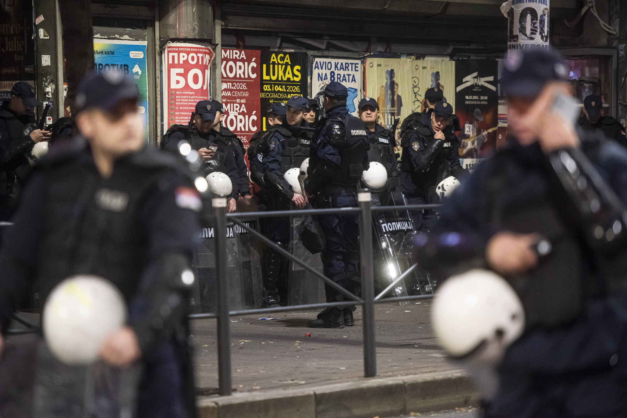 FOTO Ovo su policajci večeras kod Ćacilenda