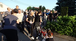 Mještani zapalili svijeće ispred kuće curice koja je sinoć poginula u Zagrebu