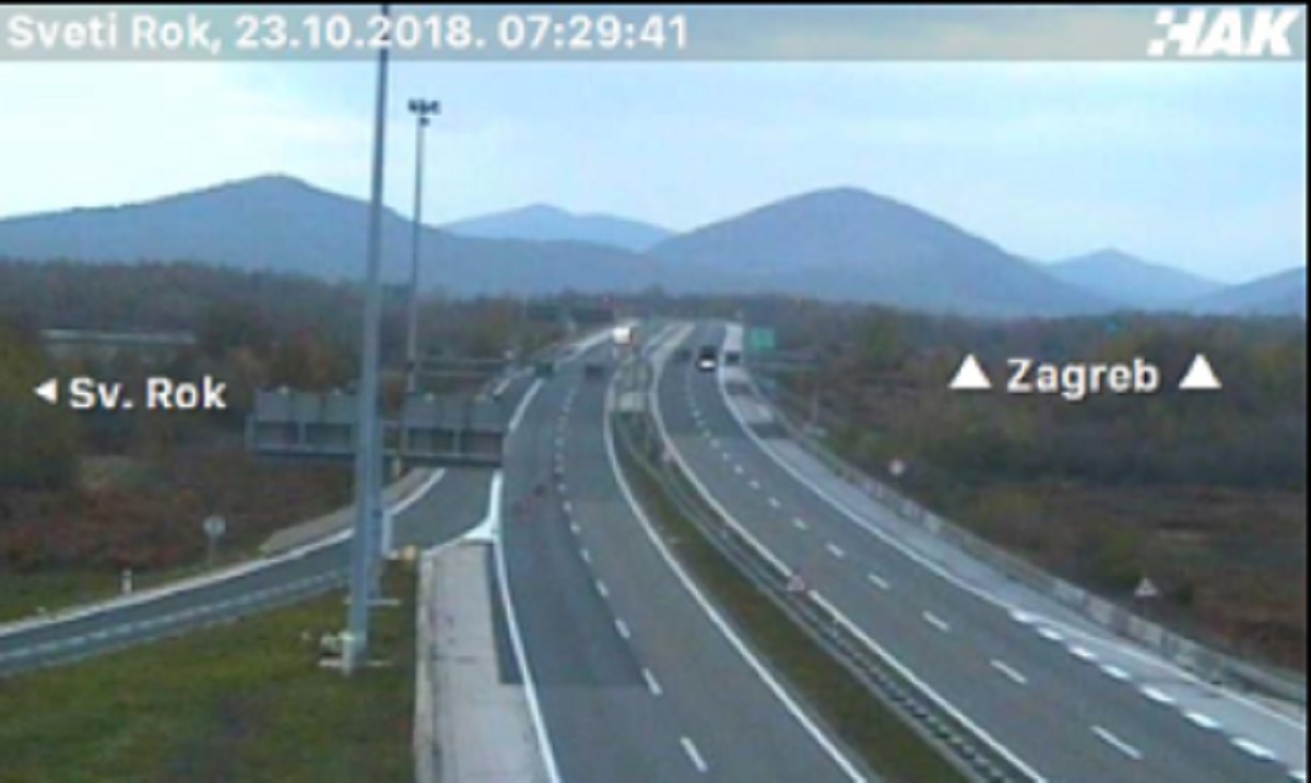 Vozači, oprez: Zbog vjetra zatvorena dionica Sv. Rok - Maslenica