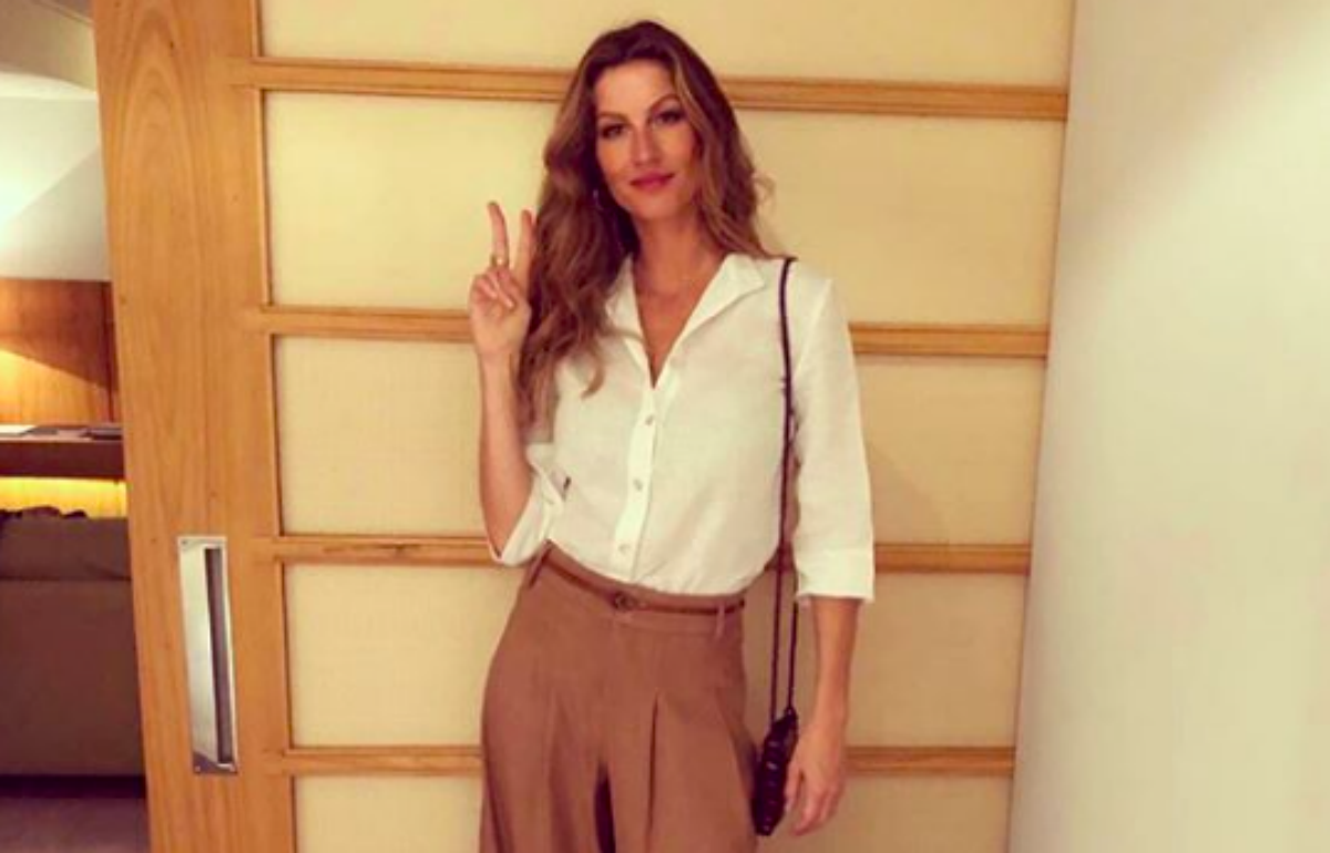 Kćerkica iznenadila Gisele Bündchen tijekom snimanja intervjua