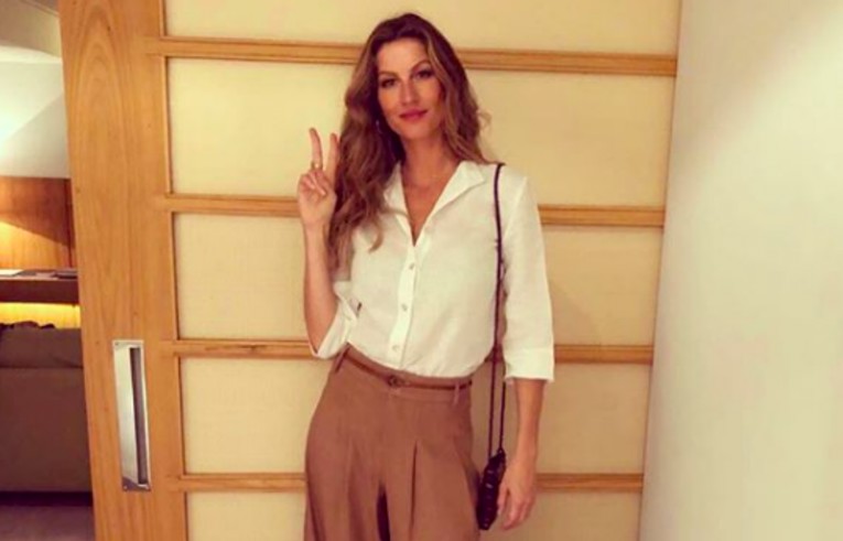 Kćerkica iznenadila Gisele Bündchen tijekom snimanja intervjua