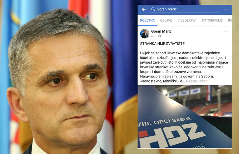 Ministar Goran Marić:  HDZ je Knjiga izlaska