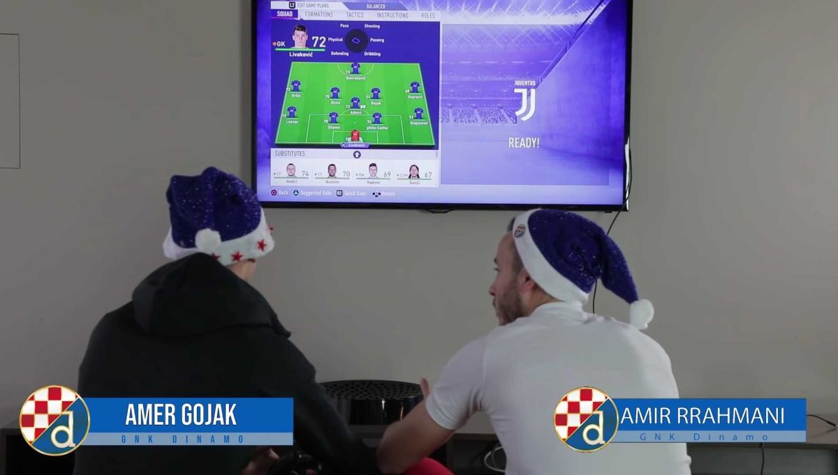VIDEO Dinamovci zaigrali Božićni turnir u FIFA-i: Pogledajte tko je najbolji