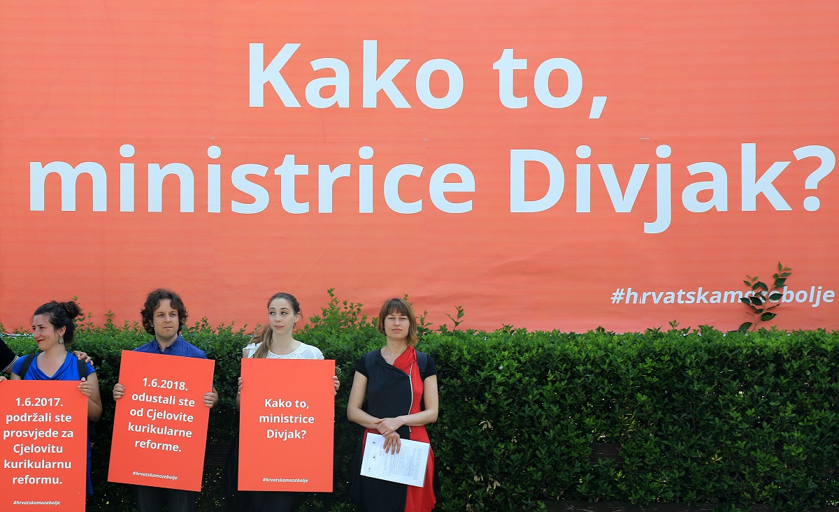 Inicijativa za kurikularnu reformu: "Kako to, ministrice Divjak?"