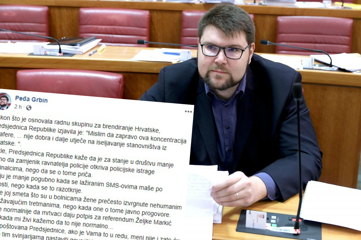 Grbin napao Kolindu zbog izjave o aferama: "Nećete me ušutkati"