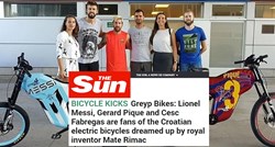 The Sun: Messi, Pique i Fabregas obožavaju hrvatske električne bicikle