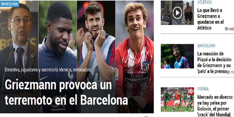 Španjolska se smije Barceloni: Griezmann je otkantao uz pomoć Barcine ikone