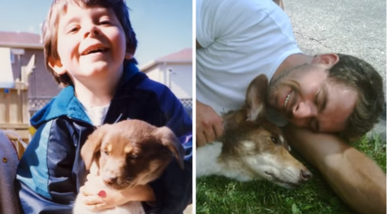 Nekada i sada: Fotografije pasa i vlasnika koji su odrastali skupa su predivne