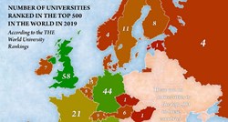 Objavljena karta vrhunskih sveučilišta u Europi. Evo koliko ih je u Hrvatskoj