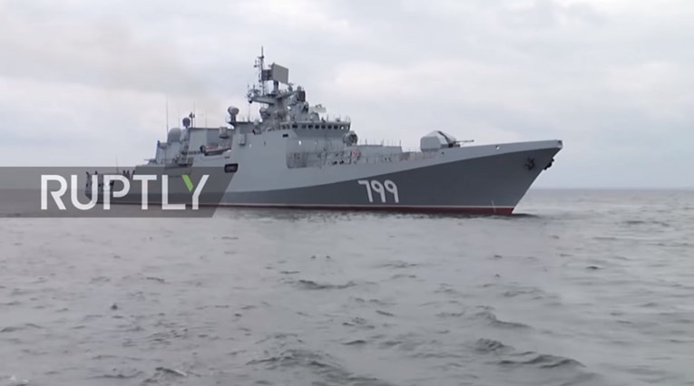 Rusija u Sredozemlje poslala ratni brod naoružan dalekometnim projektilima