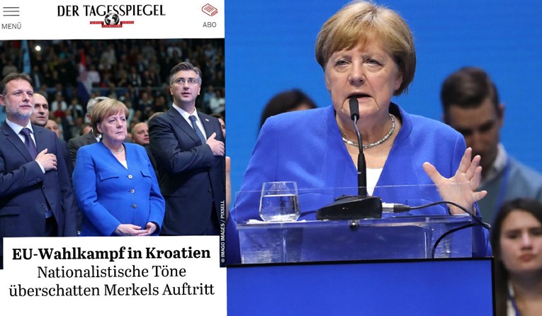 Njemački mediji: Pjesma ustaškog barda zasjenila nastup Merkel u Zagrebu
