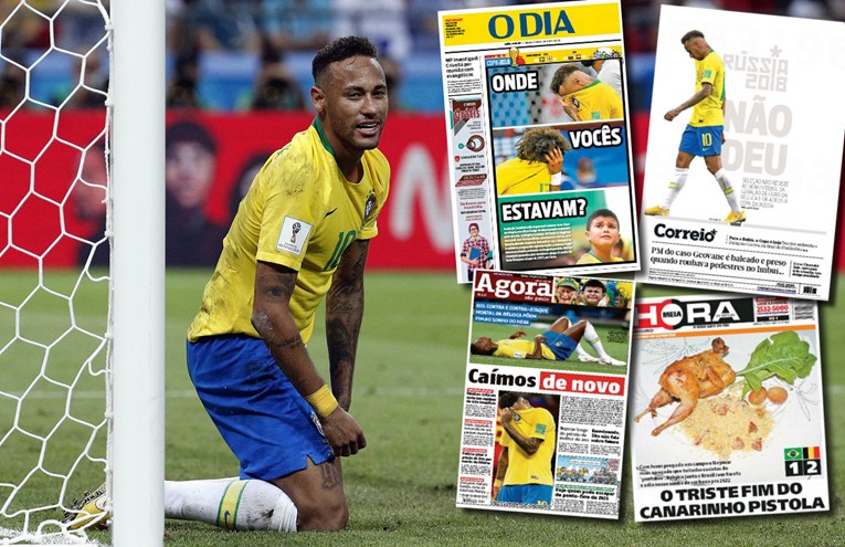 Brazilski mediji ubili reprezentaciju: "Zvijezde, gdje ste?", "Ptičice, Belgija vas je pojela"