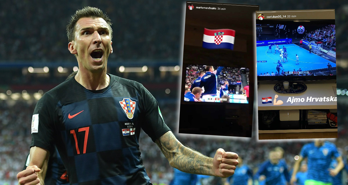 I Mandžukić i Ćorluka ludovali zbog rukometaša