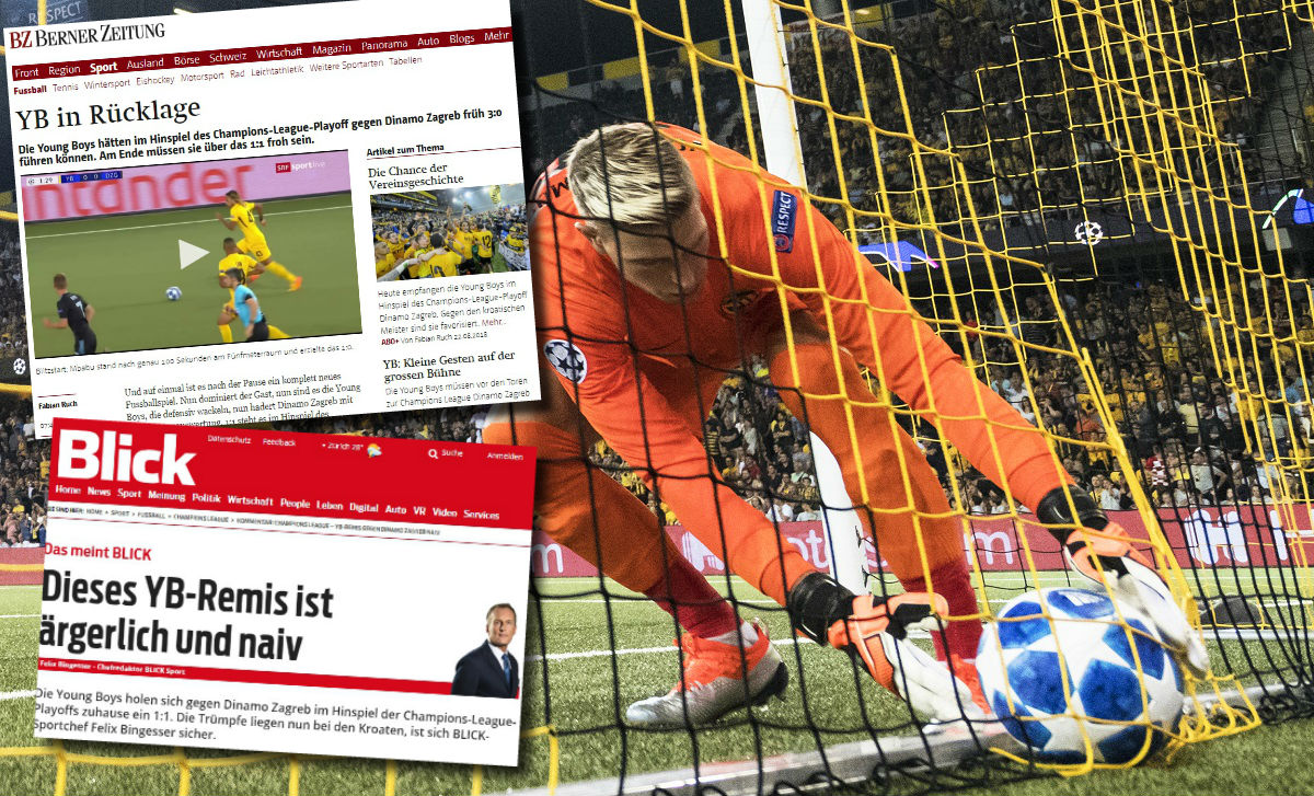 Švicarski mediji tuguju: "Young Boys je bio favorit, a sad je autsajder"