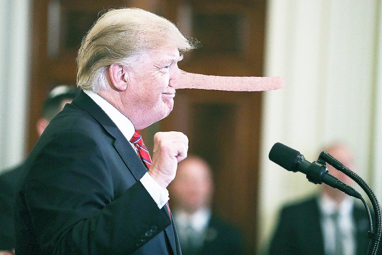 Pinocchio Trump. Objavljeno je koliko je puta izrekao istu laž