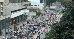 Tisuće u bijelom prosvjedovale protiv terorizma u Kolumbiji